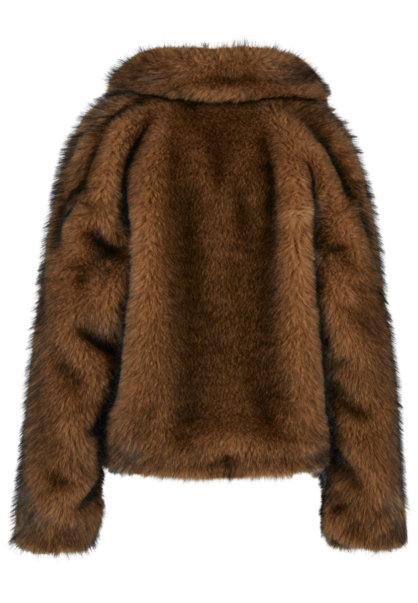 Ladies Short Faux Fur Jacket