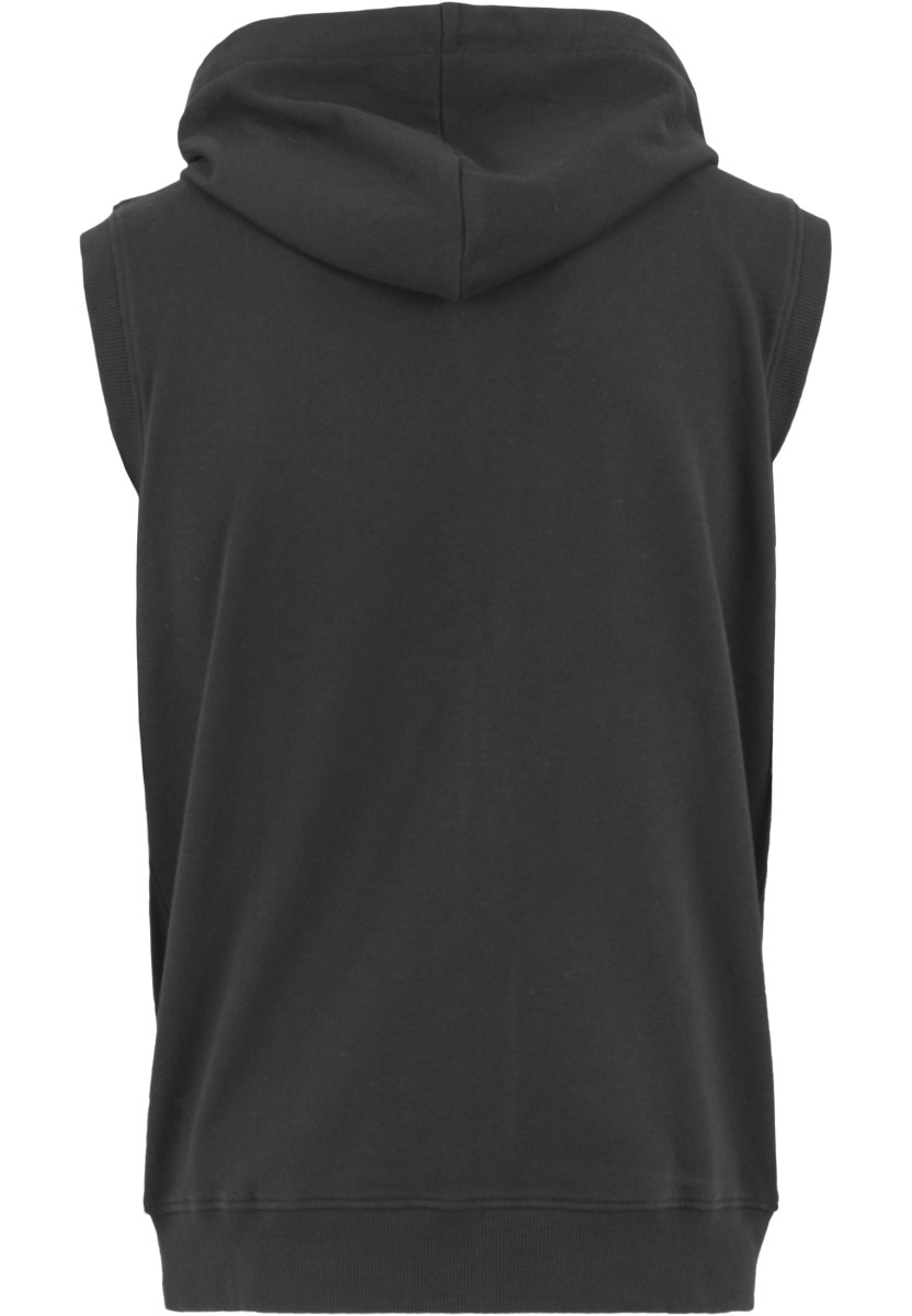 Sleeveless Terry Zip Hoody