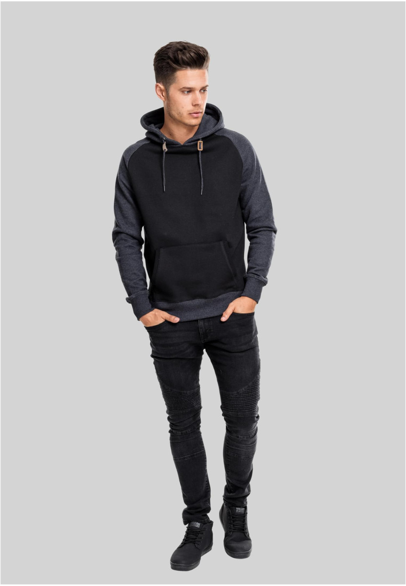 Raglan Contrast Hoody