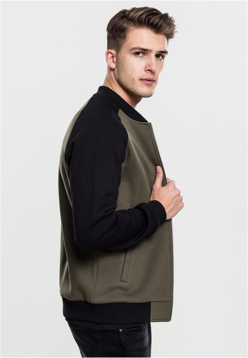 2-Tone Raglan Sweat Bomber