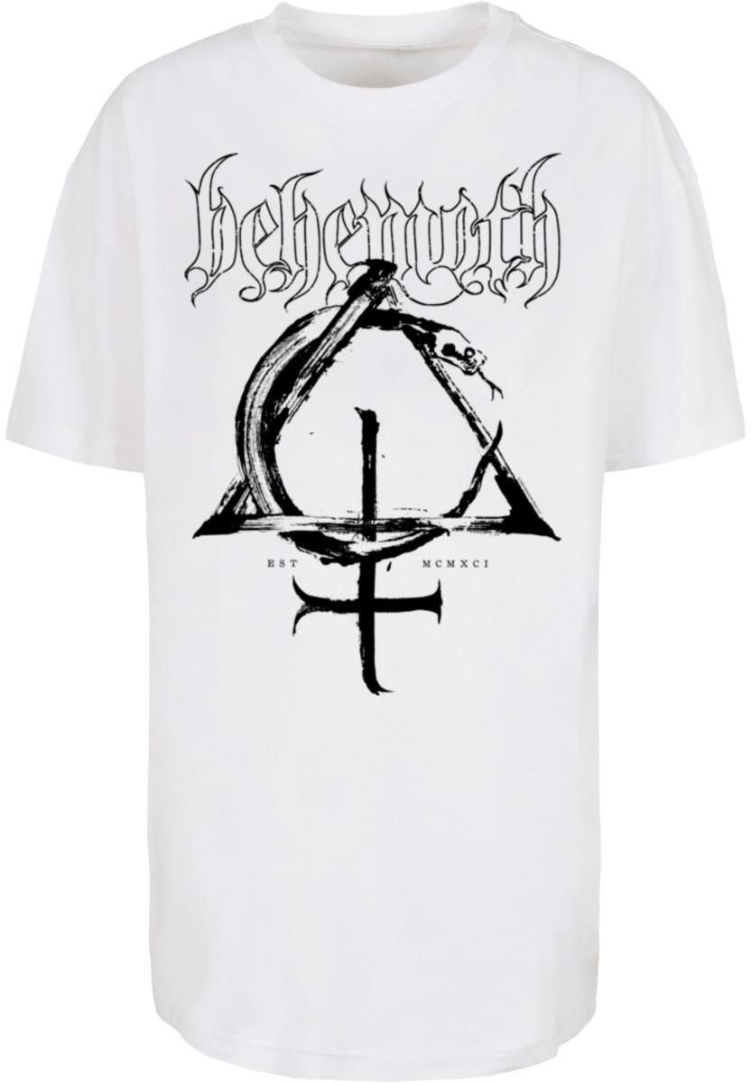 Ladies Behemoth - High Contrast Sigil Oversized Boyfriend Tee