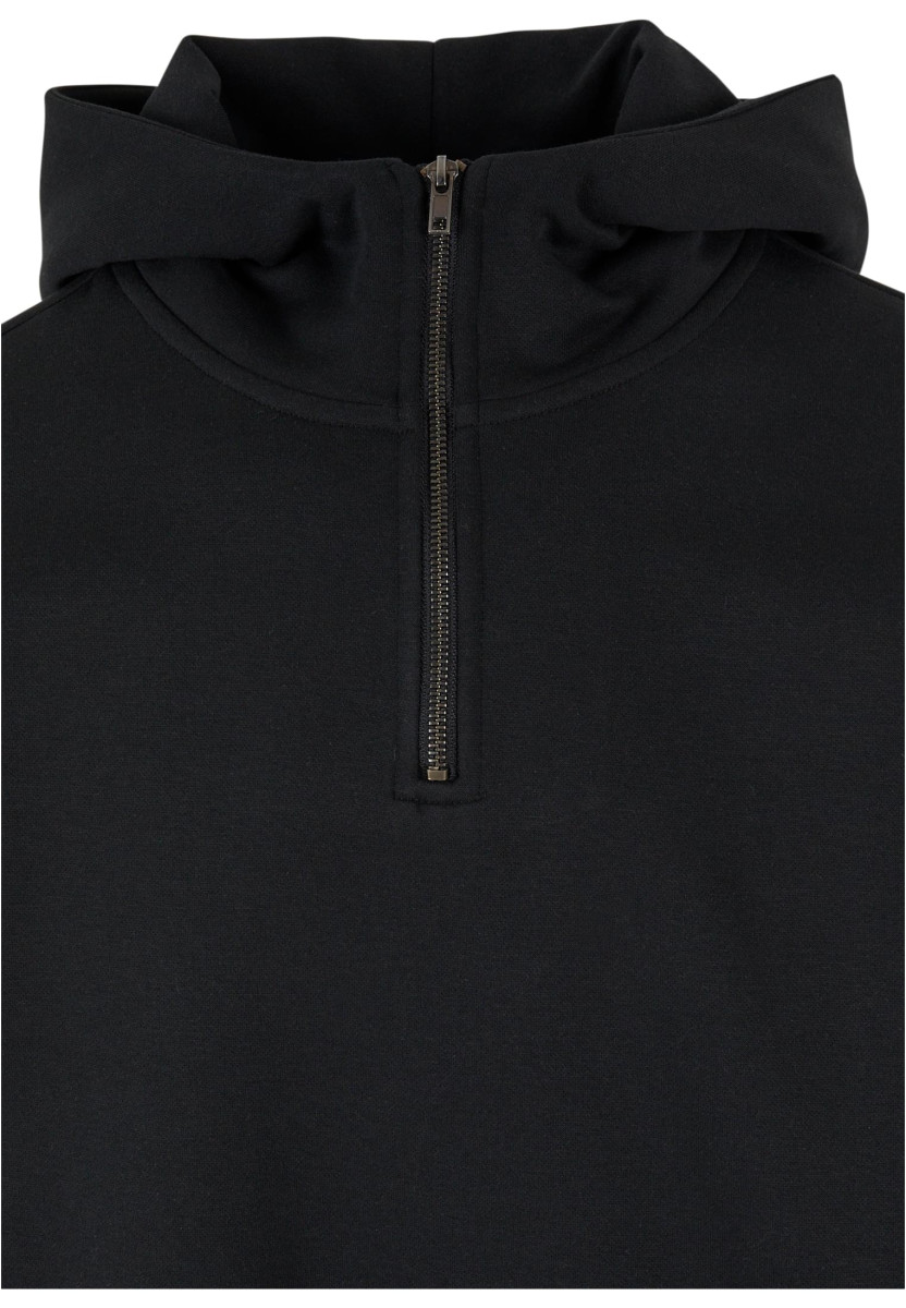 Zipped High Neck Hoody