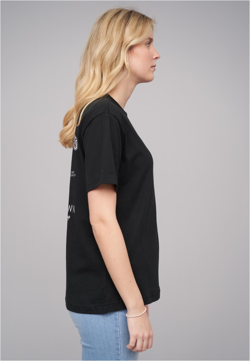 Ladies 77 Locally Grown Black Tee