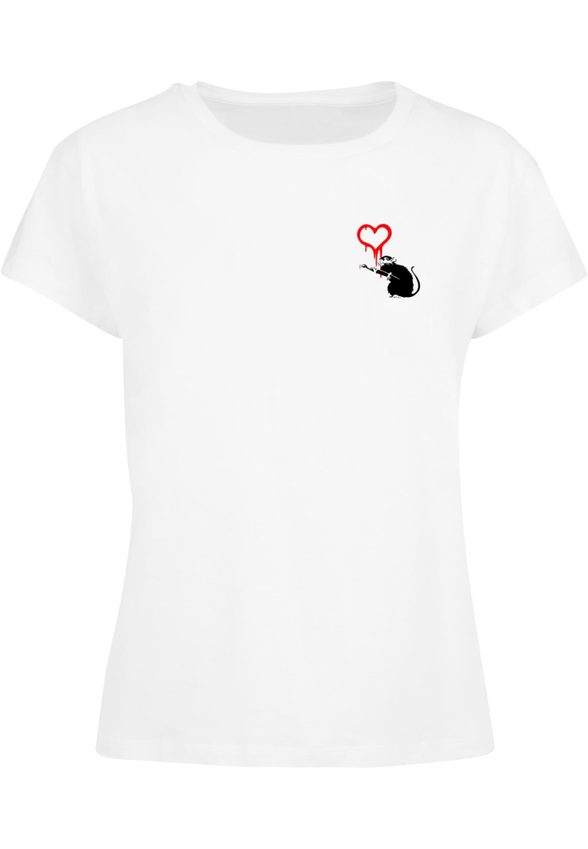Ladies Banksy - Love Rat Box Tee