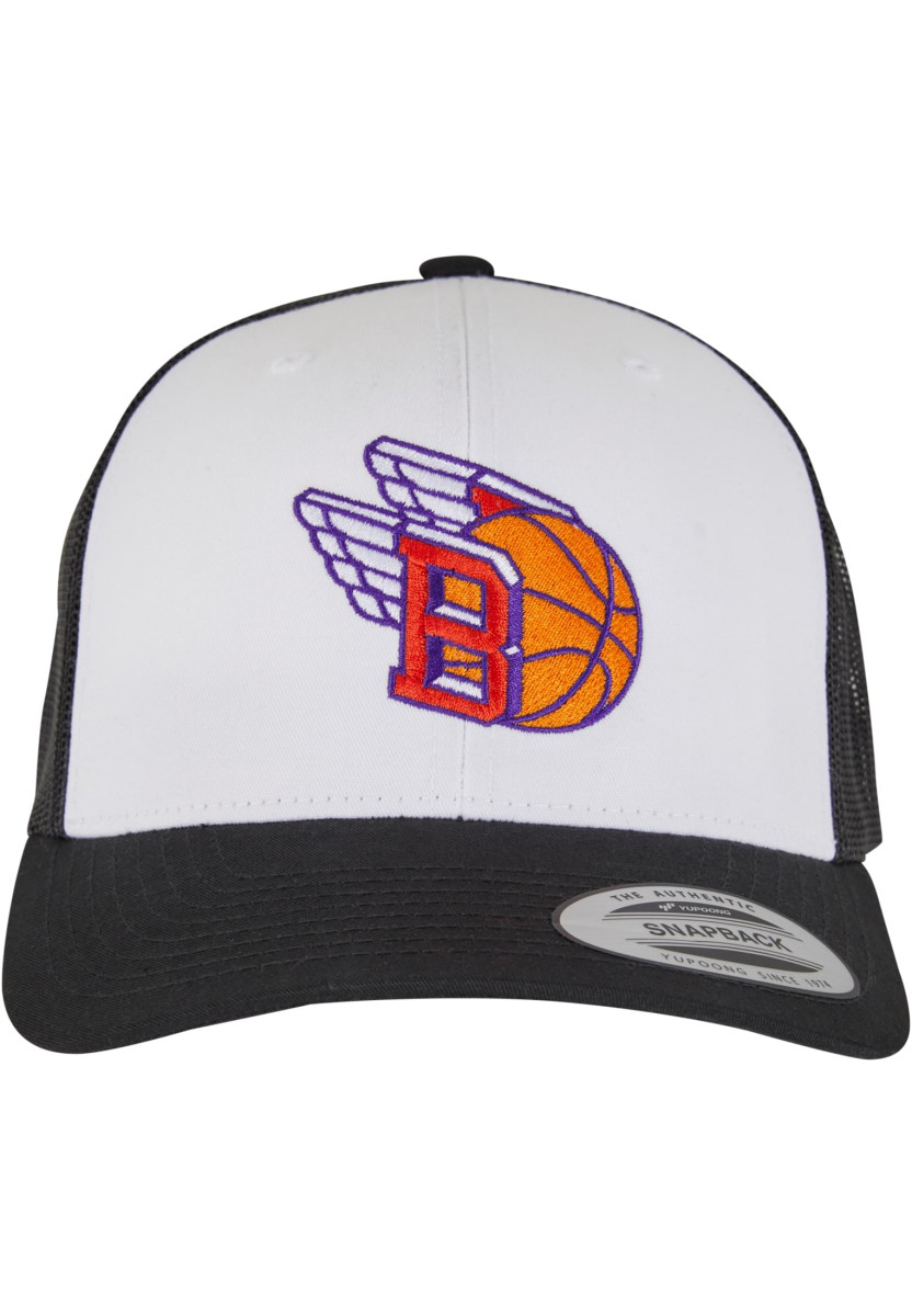Basketball Fly Retro Trucker Colored Front