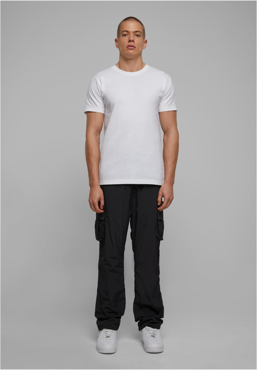 Straight Leg Nylon Cargo Pants