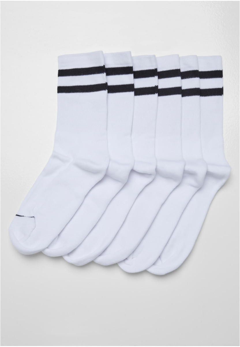 2-Tone College Socks 6-Pack