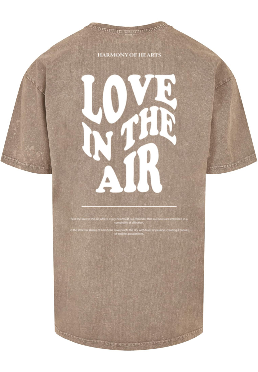 Love In The Air Acid Washed Heavy Oversize Tee