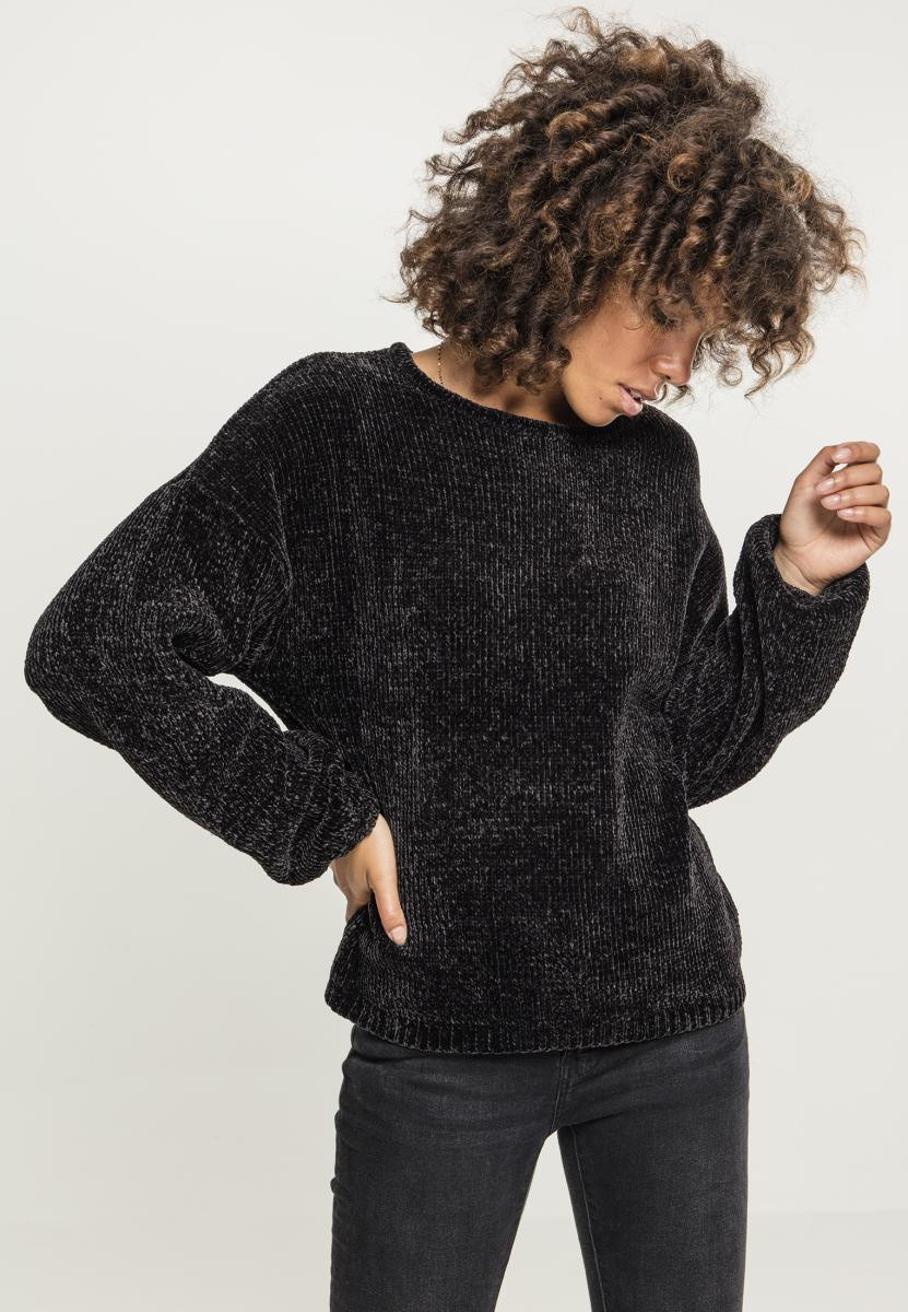 Ladies Oversize Chenille Sweater