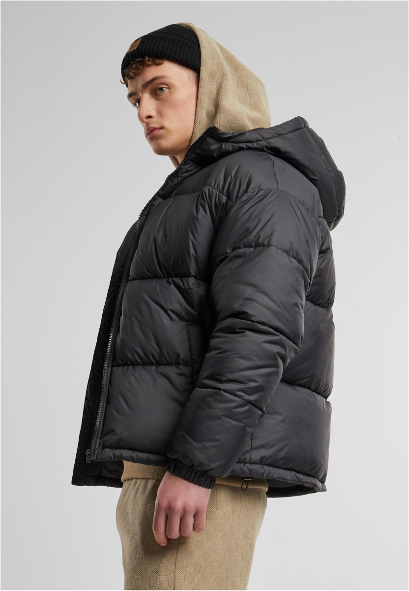 Basic Puffer Jacket With Hood