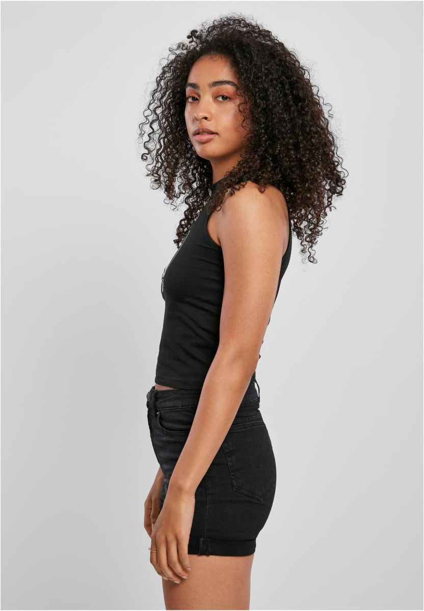 Ladies Dragon Turtleneck Short Top