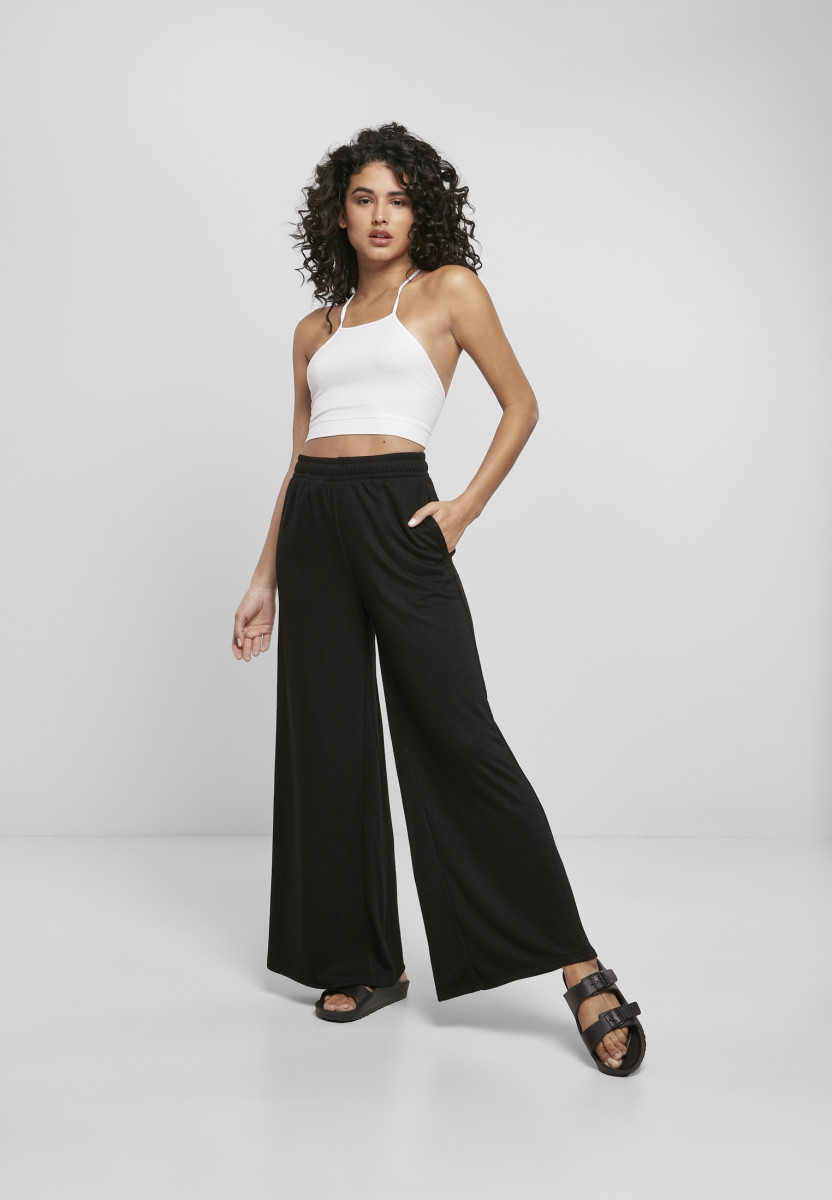 Ladies Modal Terry Wide Leg Sweatpants