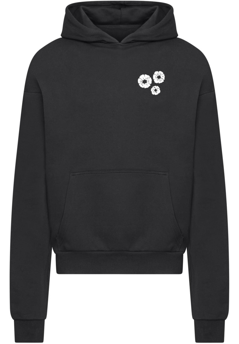 Bold Flowers Heavy Cotton Box Hoody