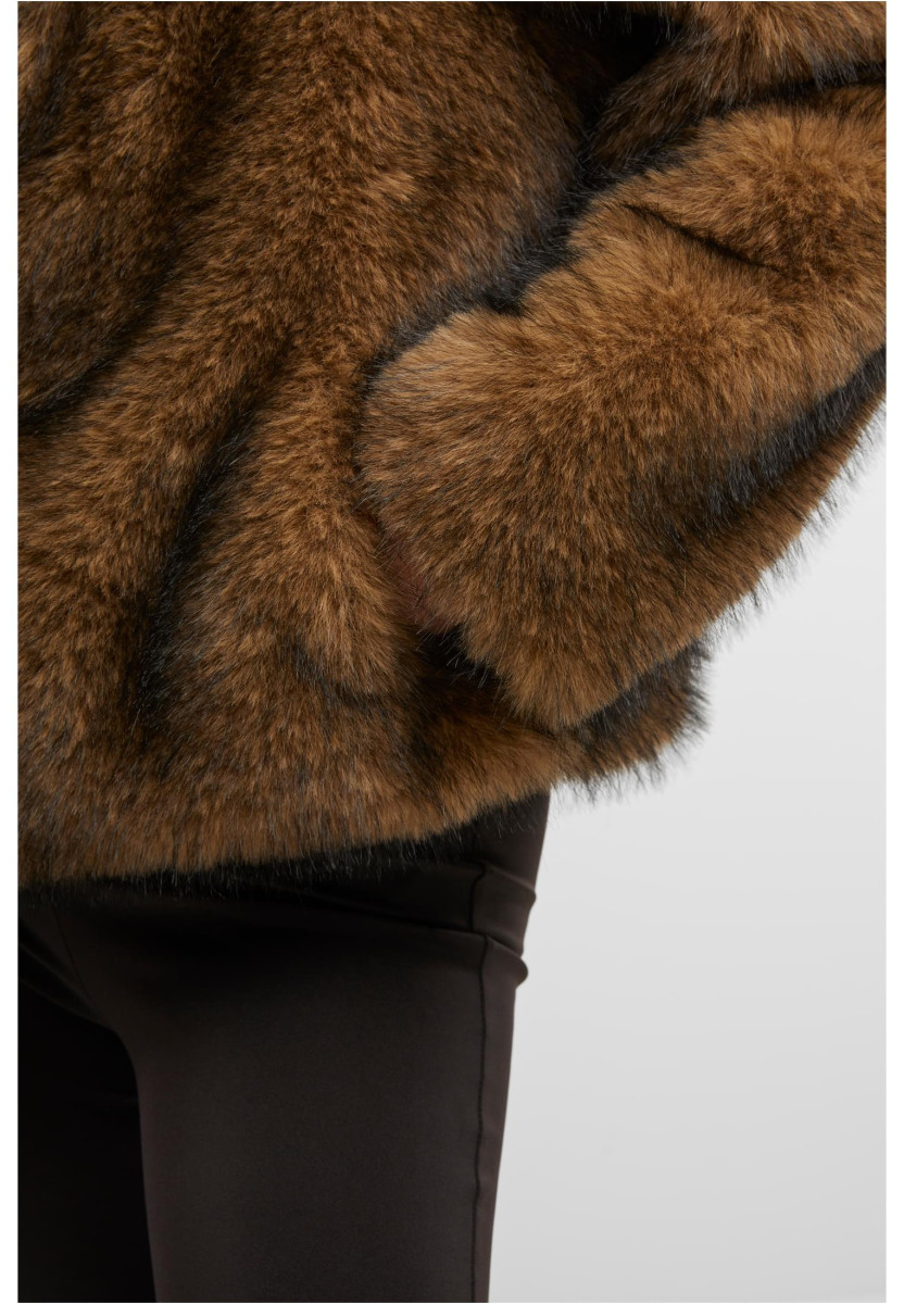 Ladies Short Faux Fur Jacket