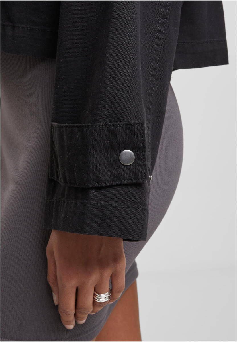 Ladies Workwear Cropped Cotton Jacket