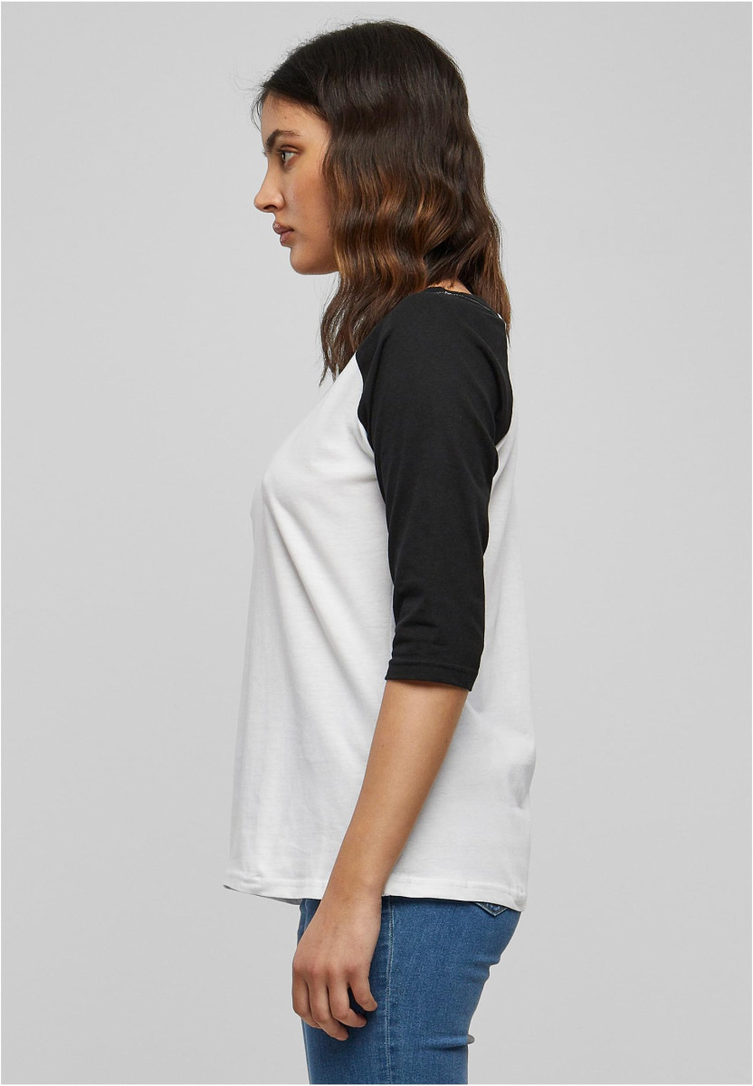 Ladies 3/4 Contrast Raglan Tee