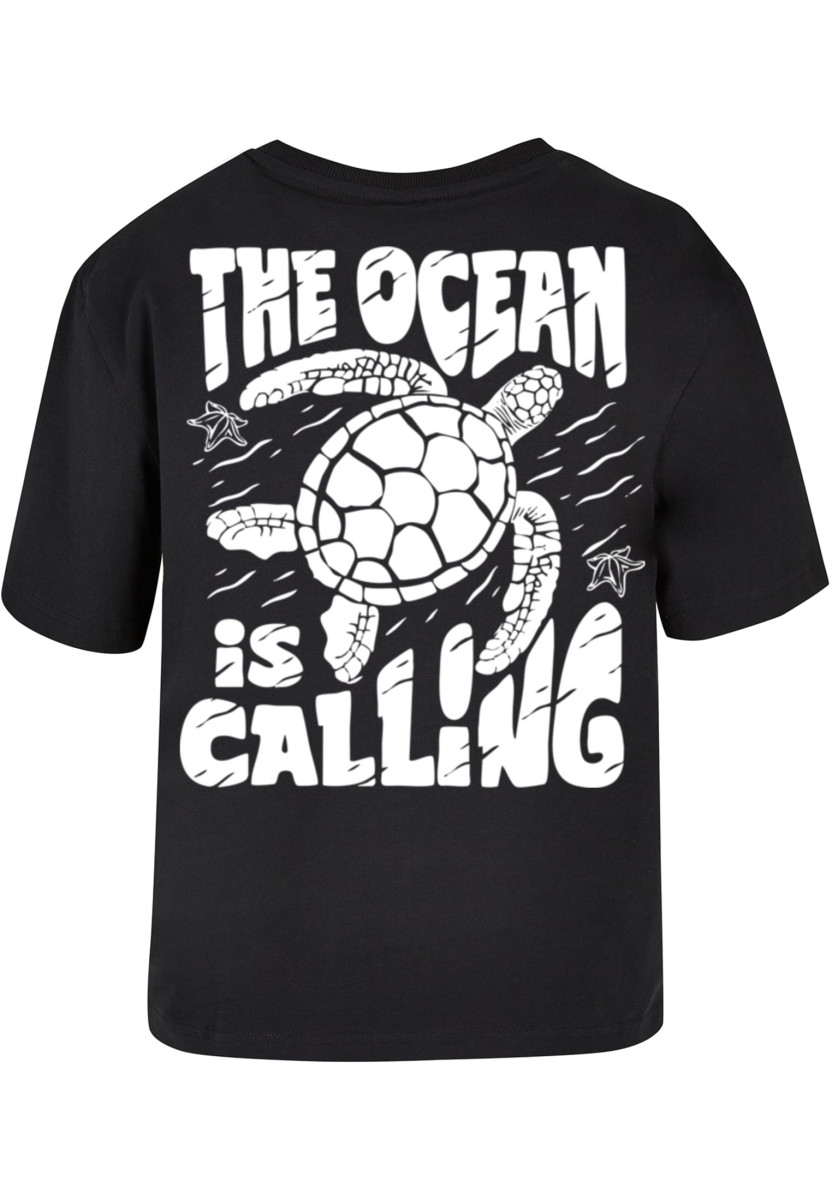 Ladies 77 Ocean Black Tee