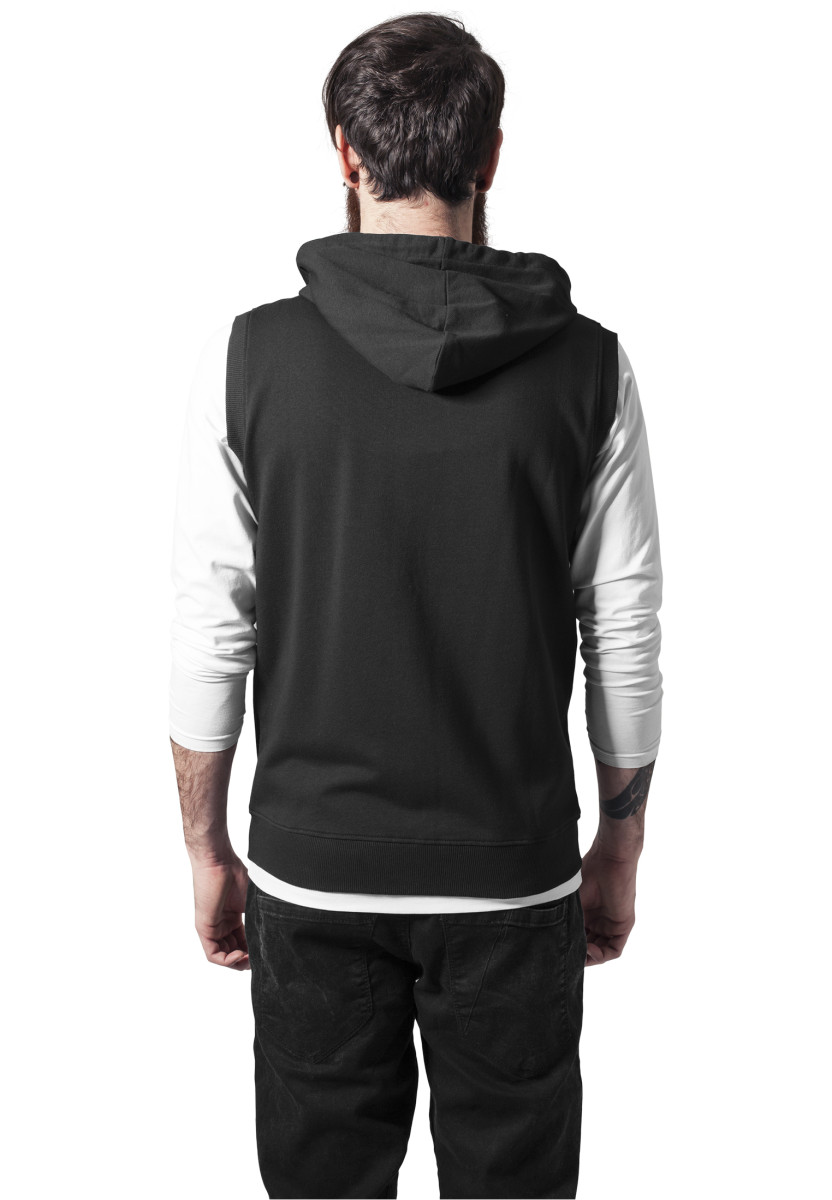 Sleeveless Terry Zip Hoody