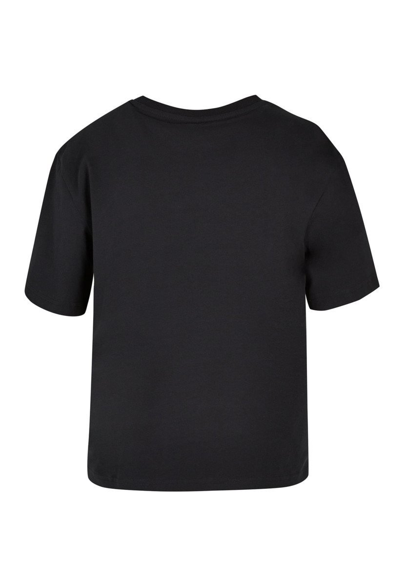 Ladies 77 Wildflower Black Tee