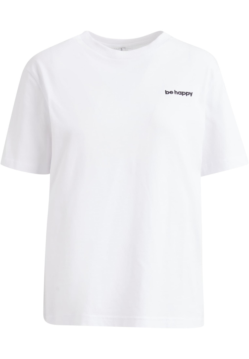 Be Happy Wording EMB Tee