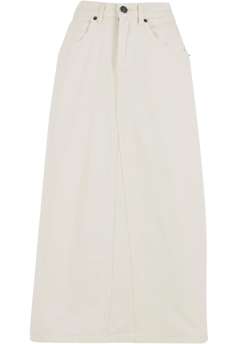 Ladies Soft Denim Midi Skirt