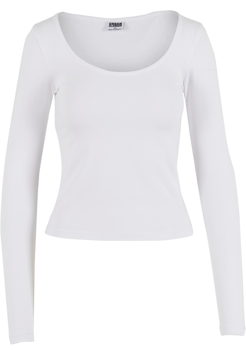 Ladies Wide Neck Longsleeve 2-Pack