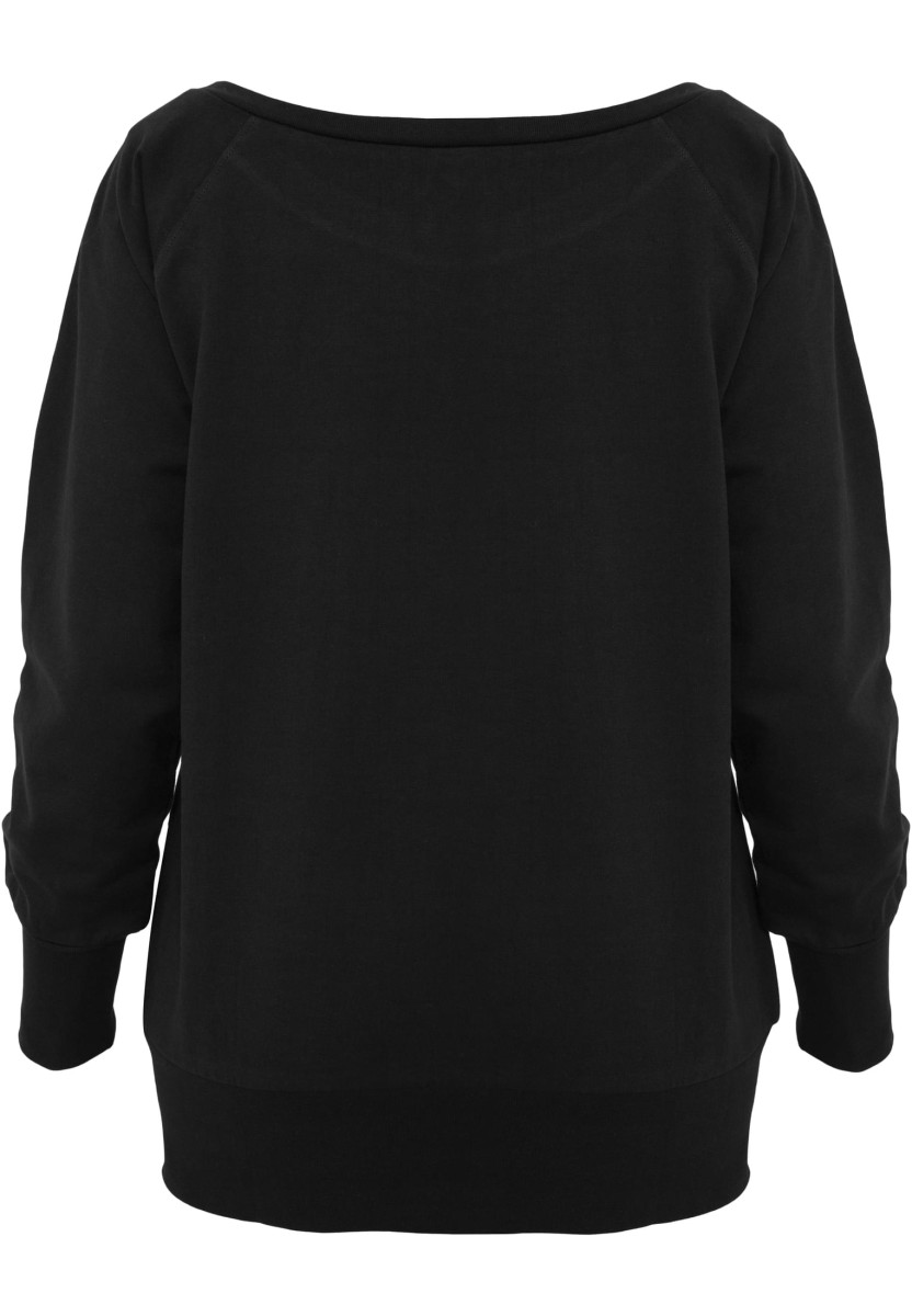 Ladies Wideneck Crewneck