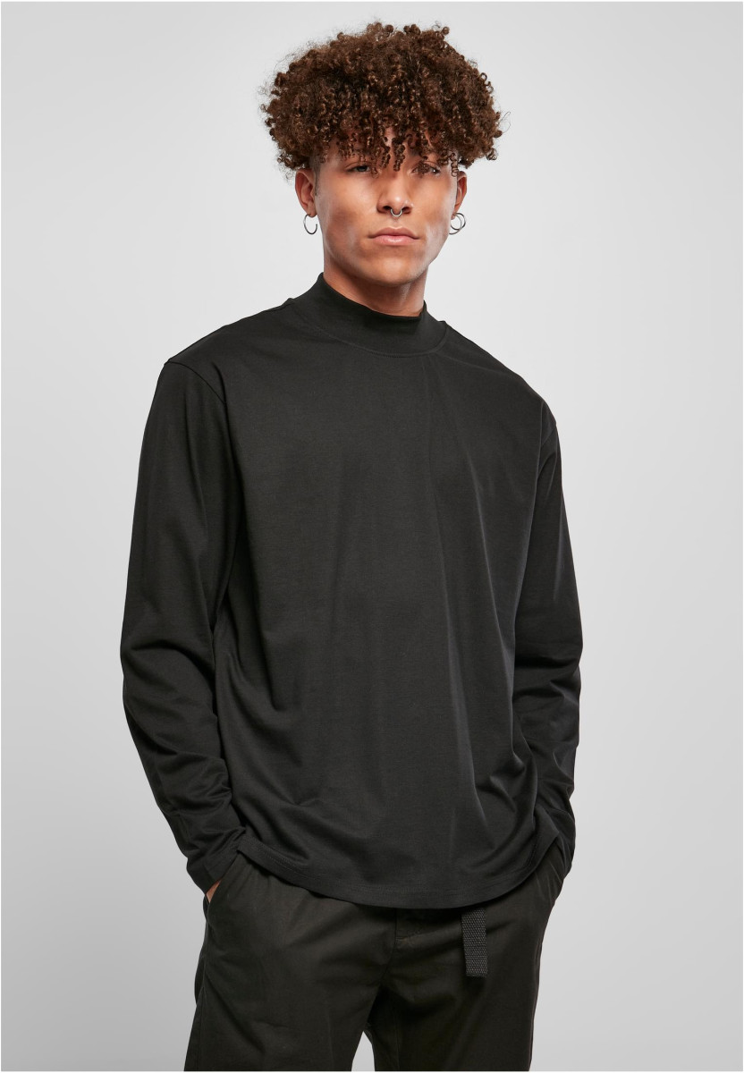 Heavy Boxy Mock Neck Longsleeve