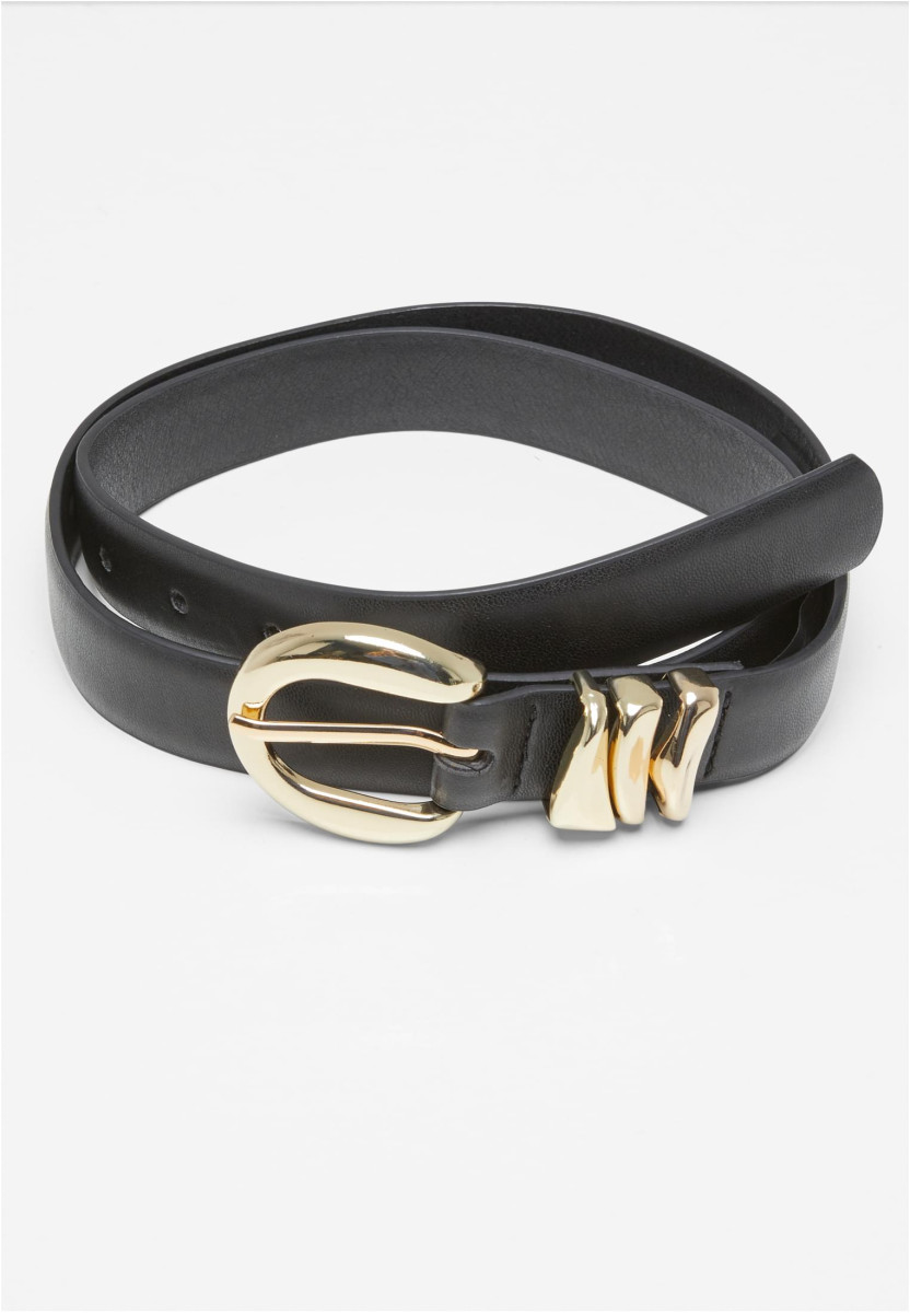 Chunky Multiple Loop Synthetic Leather Belt