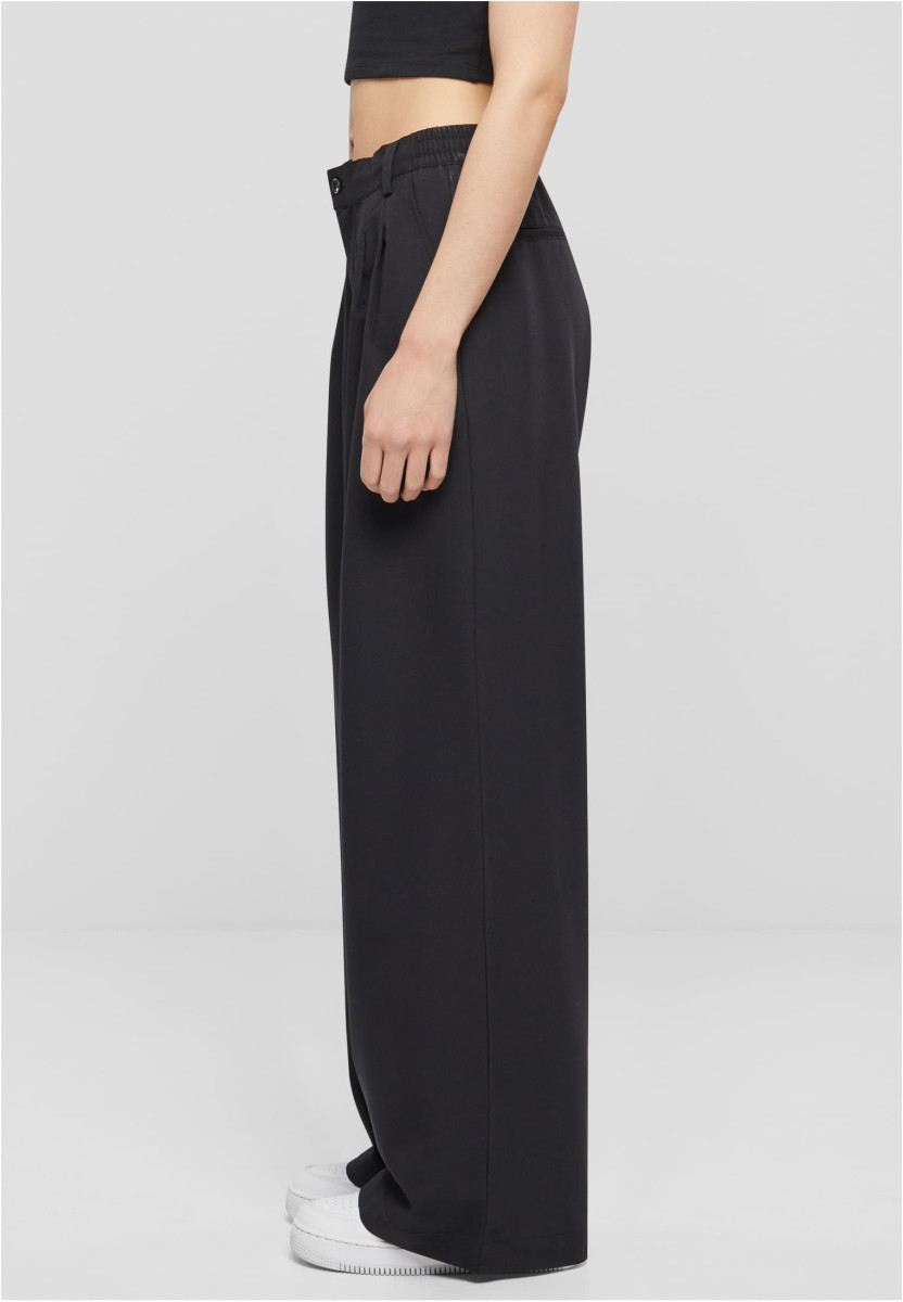 Ladies Ultra Wide Pleat-Front Pants