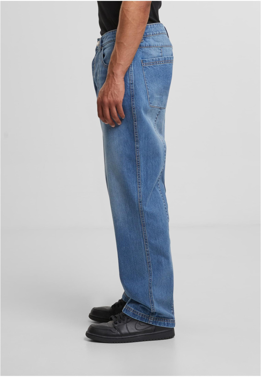 Wide Leg Denim With Dividing Seams