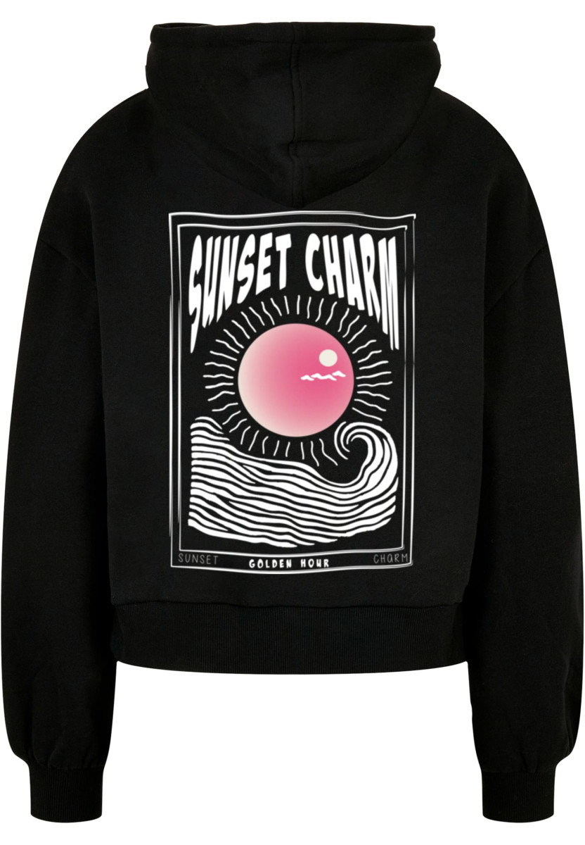 Ladies Sunset Charm Oversized Hoody