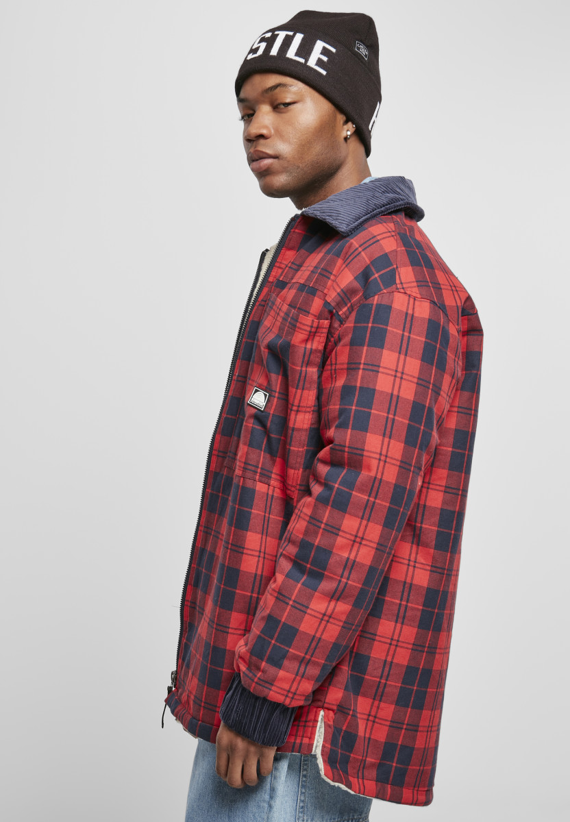 Southpole Check Flannel Sherpa Jacket