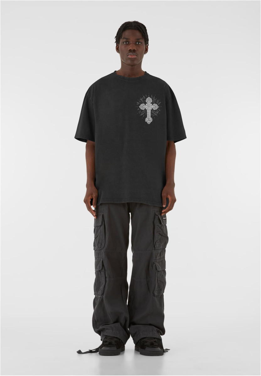 MJG Heavy Oversized Acid Washed Tee - Grace of God