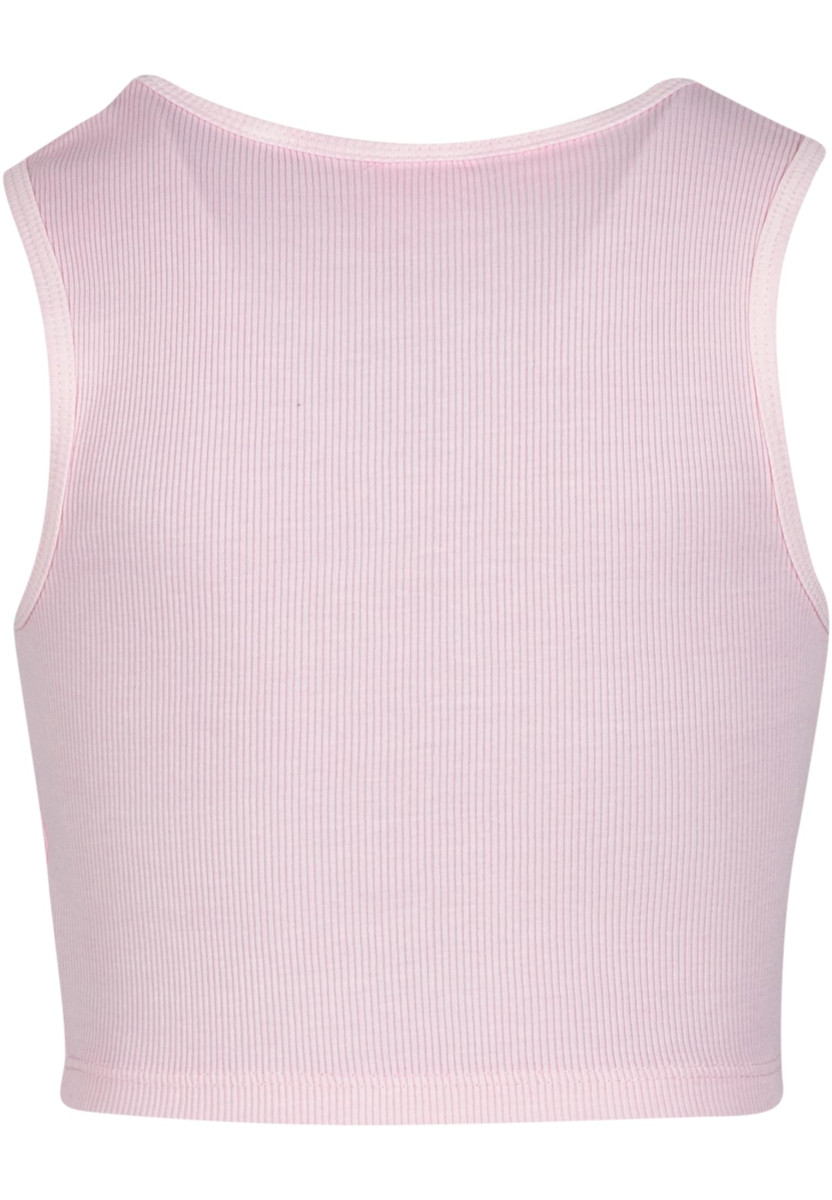 Girls Washed Rib Jersey Cropped Shirt