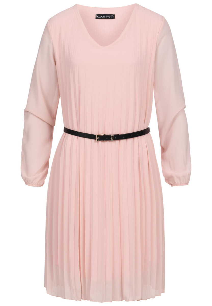 Cloud 5ive Pleated Dress with belt