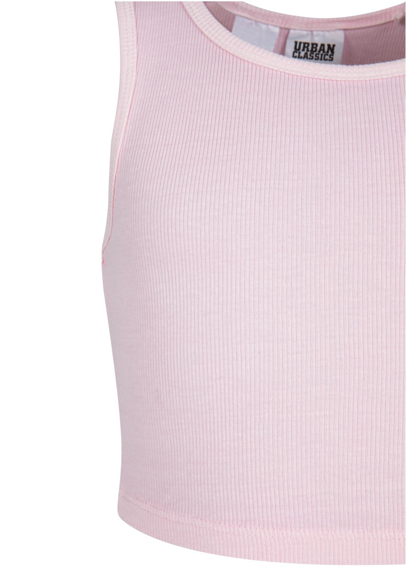 Girls Washed Rib Jersey Cropped Shirt