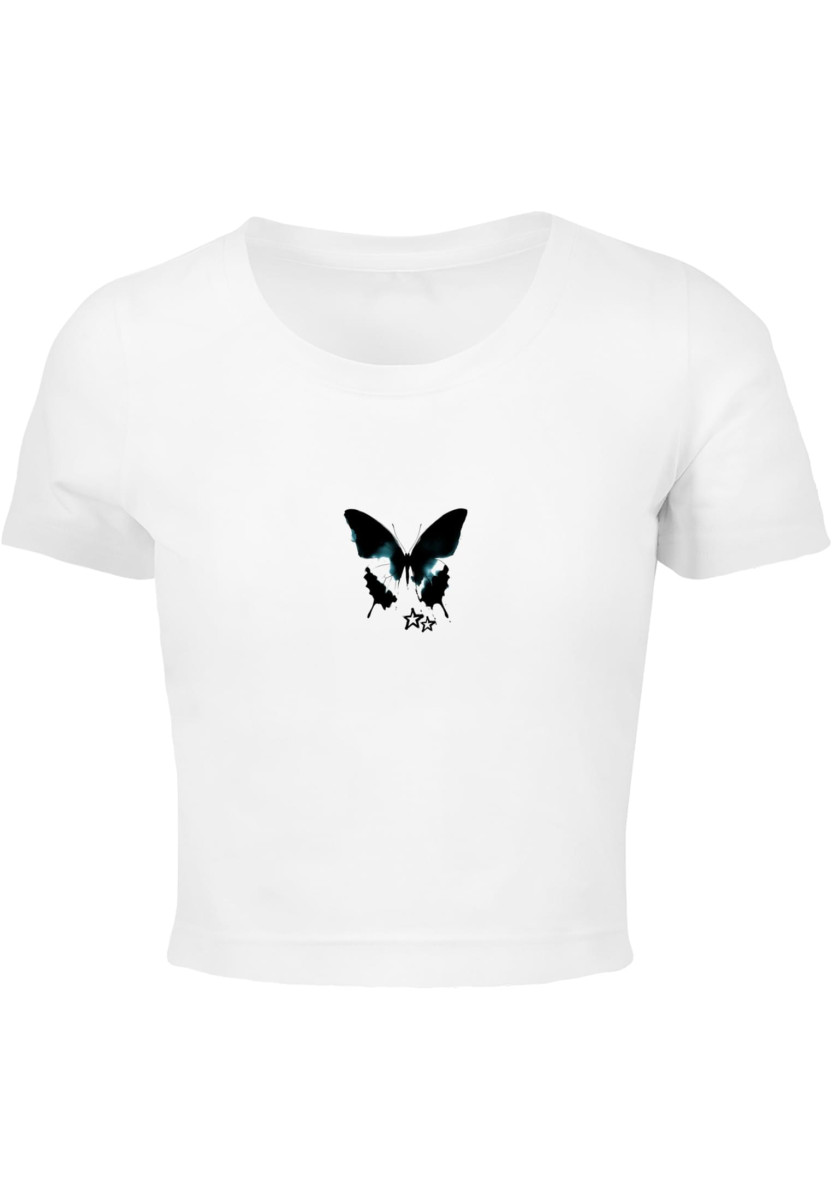 Ladies Essential Logo Cropped Tee