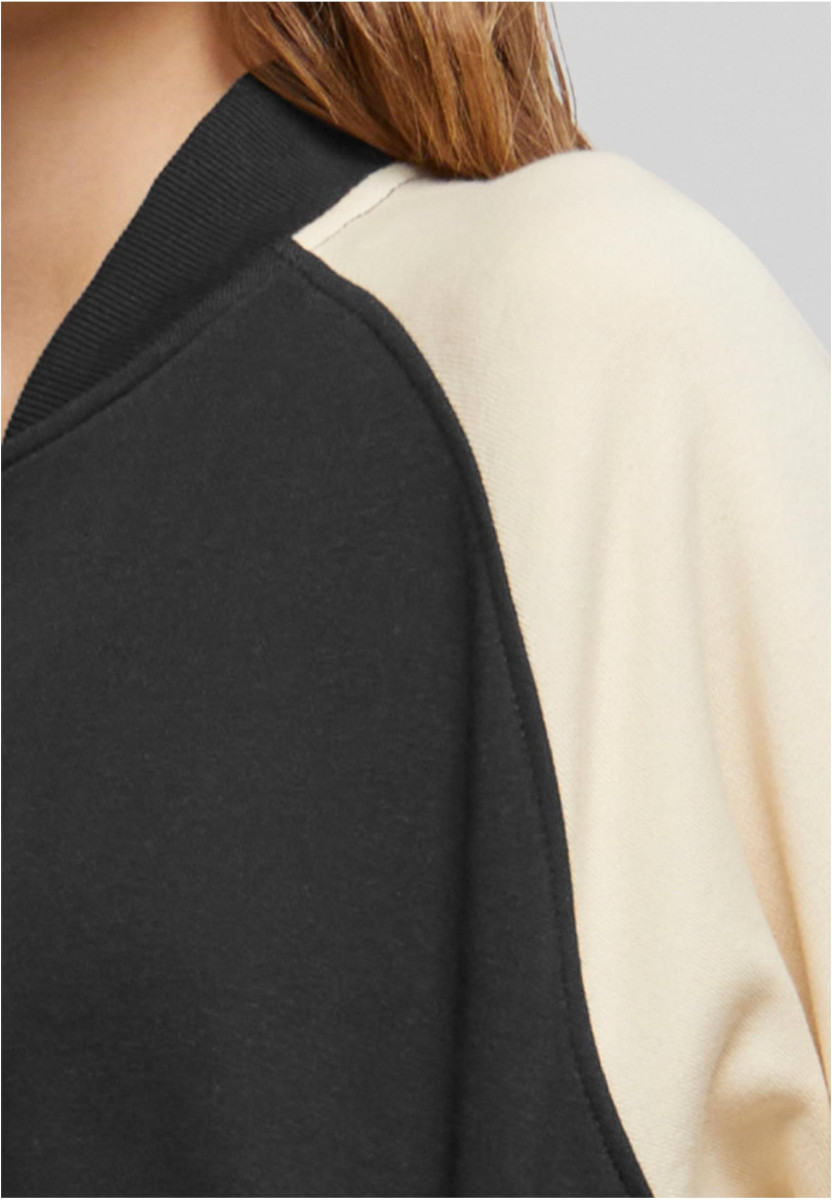 Ladies Light Terry Raglan College Jacket