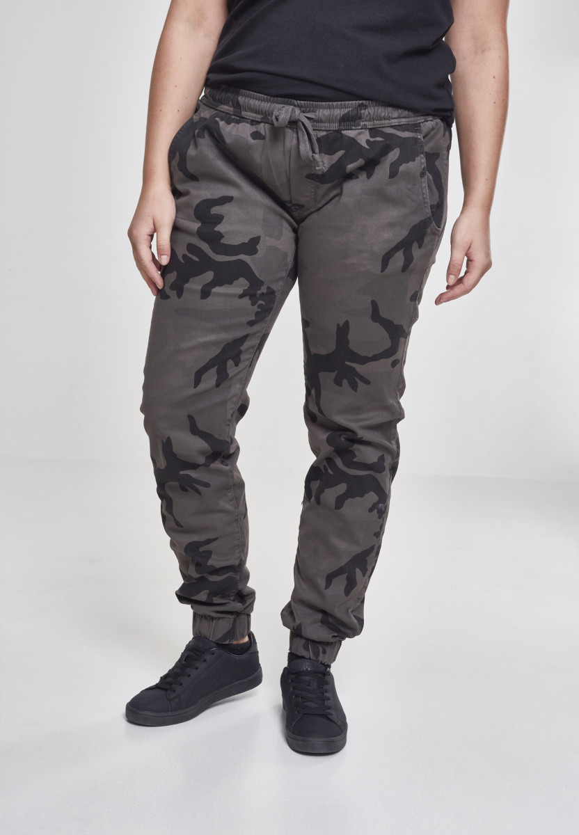 Ladies Camo Jogging Pants