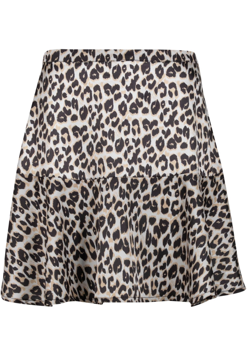Ladies Leo Volants Mini Skirt