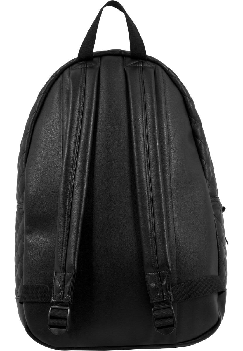 Diamond Quilt Leather Imitation Backpack