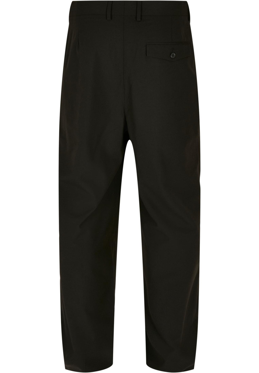 Straight Pleat-Front Trousers