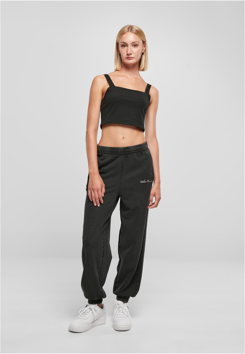 Ladies Small Embroidery Terry Pants