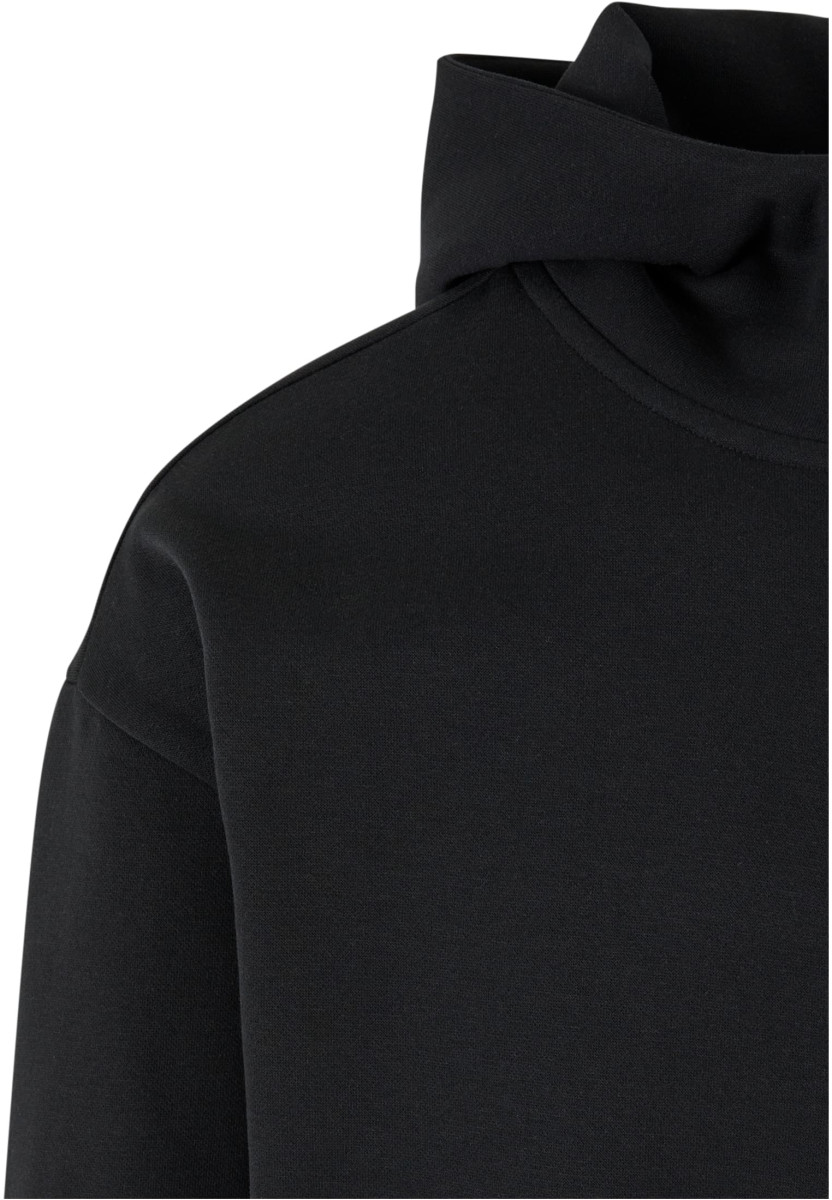 Zipped High Neck Hoody