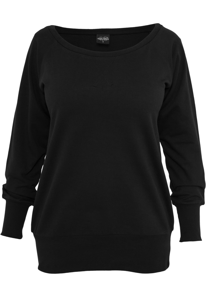 Ladies Wideneck Crewneck
