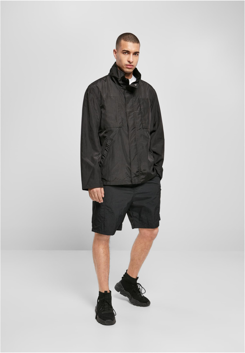 Double Pocket Nylon Crepe Jacket