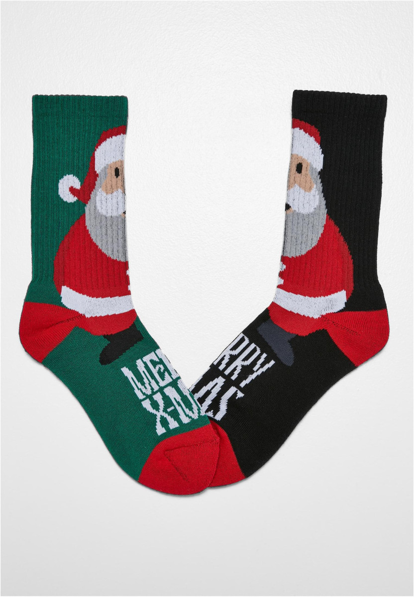 Fancy Santa Socks 2-Pack