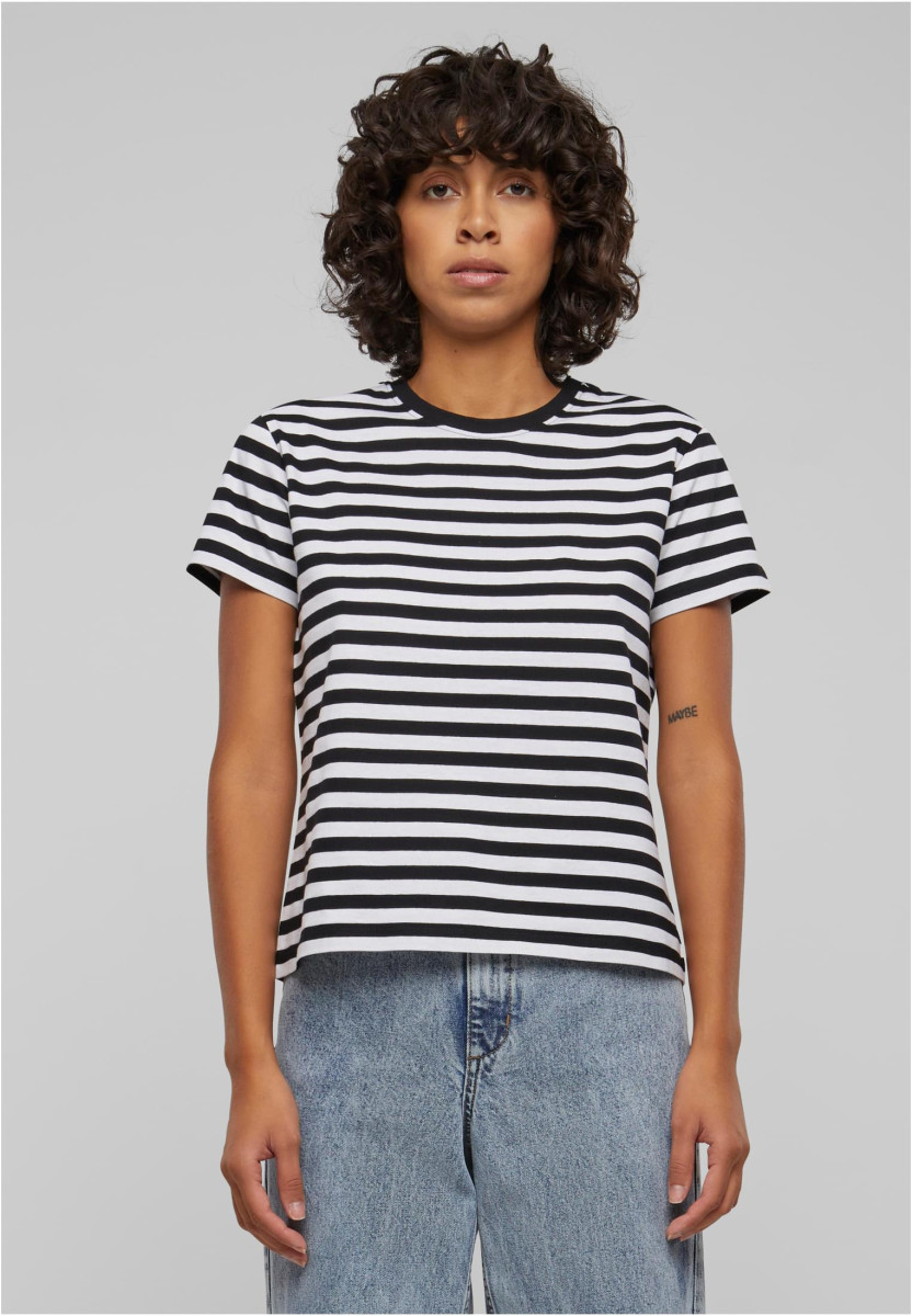 Ladies Regular Striped Tee