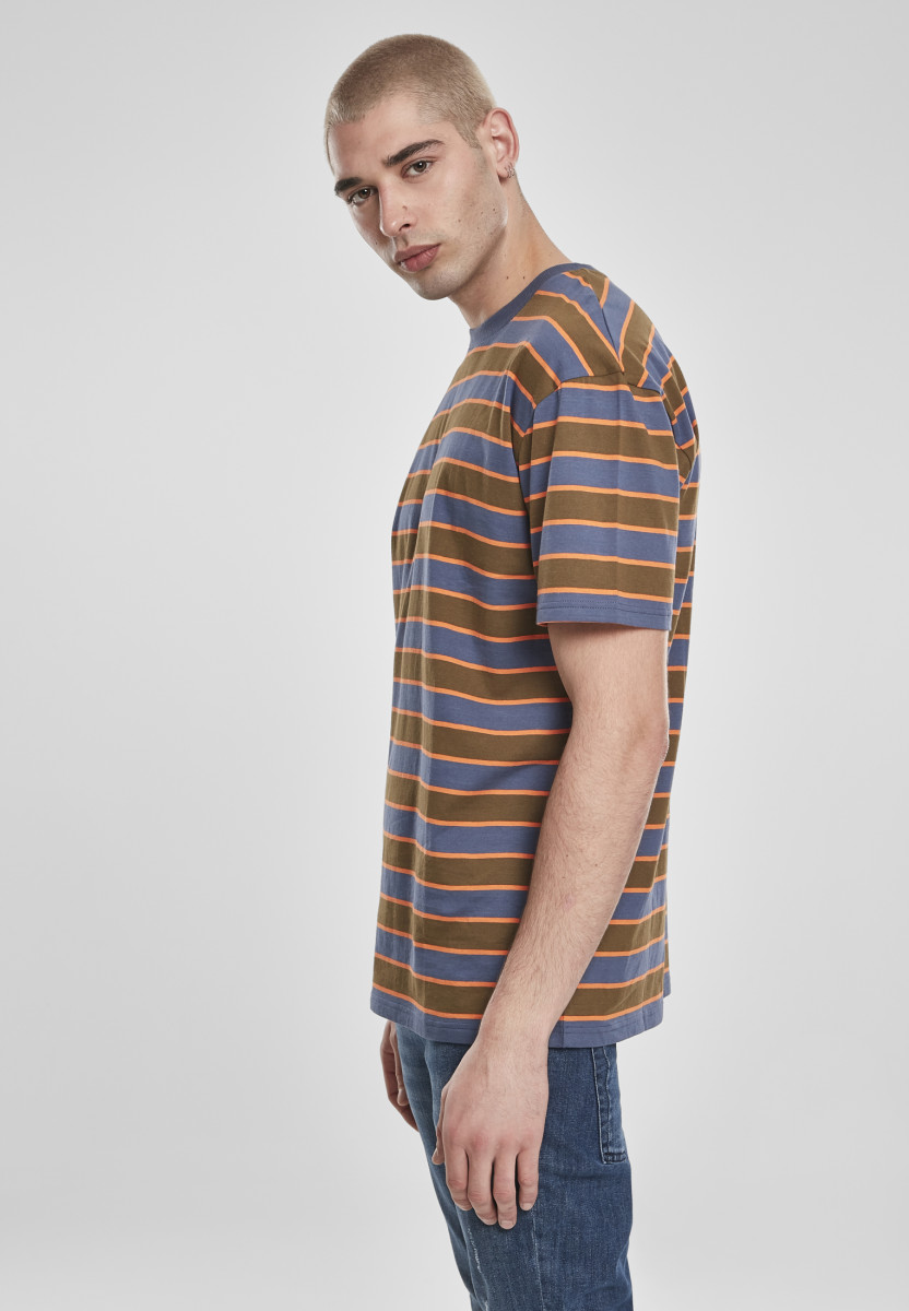 Yarn Dyed Oversized Board Stripe Tee